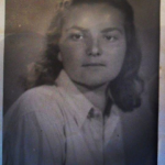 Dubravka M. (2015)  - Picture of my mother taken in '47, very hard post war year. This picture was taken after she returned from her escape as a refugee to her SREBRENICA. Miso, my mothers school friend gave me this picture and I am forever grateful to him. 