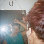 Jasminka S. (2000)  - One of the rare moments, me in the mirror.