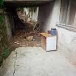 Nadžija H. (2000)  - The entrance to my house in Srebrenica; Serbian refugees live there now. 