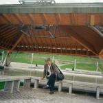 Almasa A. (2005)  - At the memorial in Potočari, Srebrenica. In this Momet my heart feels heavy, because my husband and my son are not here.